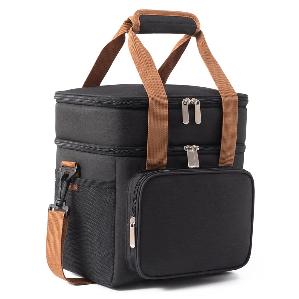 Lunch Box Lunch Bag for Women Adults Men, Reusable Cute Lunch Pail bag - Leakproof, Insulated Lunch Box Tote with Large Capacity, Cooler Lunch Container for Work/Travel/Office