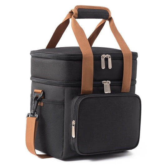 Lunch Box Lunch Bag for Women Adults Men, Reusable Cute Lunch Pail bag - Leakproof, Insulated Lunch Box Tote with Large Capacity, Cooler Lunch Container for Work/Travel/Office