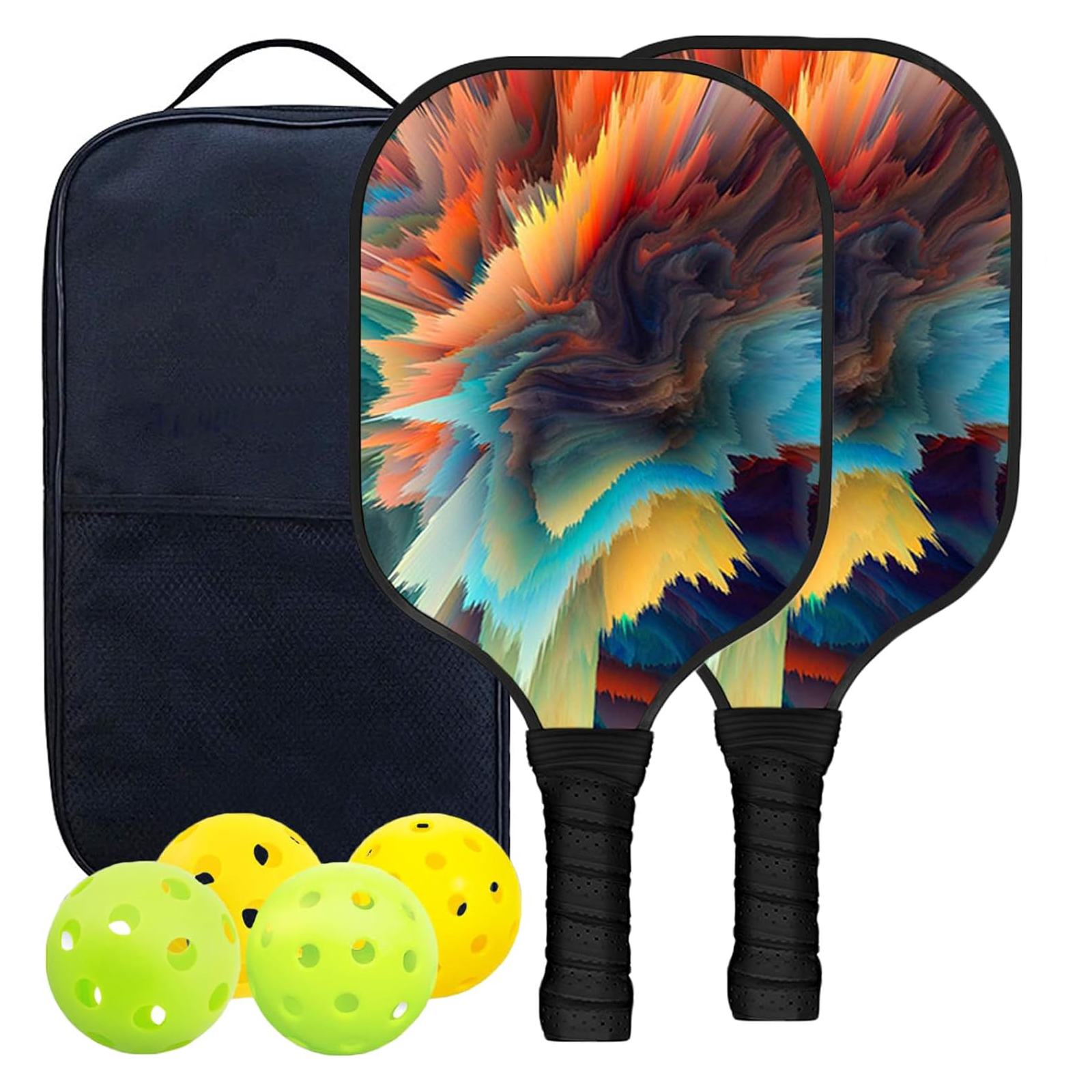 Pickleball Paddles, USAPA Approved Fiberglass Surface Pickleball Set with Pickleball Rackets, Pickleball Paddles Set for Men Women, It Is A Great Gift Option for Family, Loved Ones, and Friends.