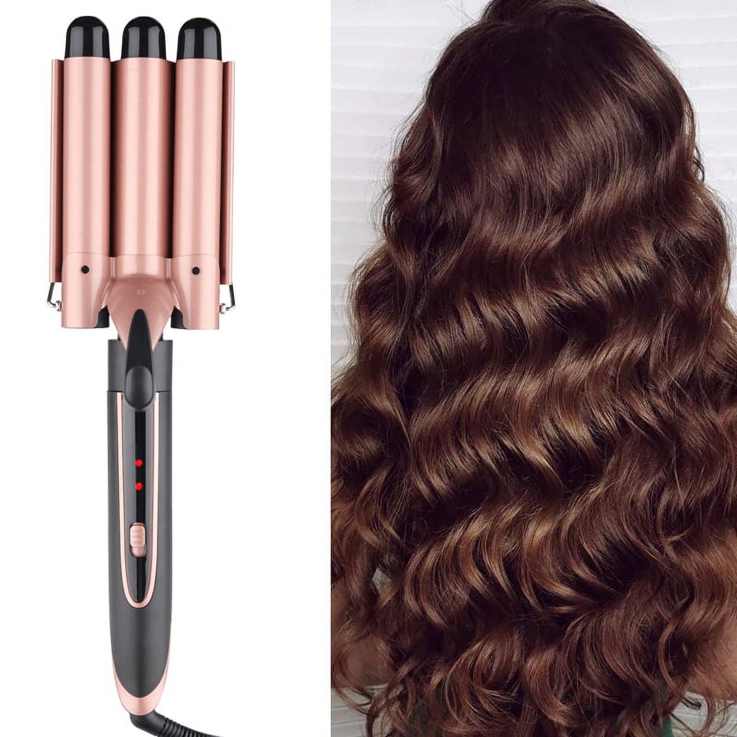 8-in-1 Interchangeable Curling Iron | 450°F Fast Heating | 5 Detachable Barrels for Waves, Curls & Straightening | Auto Shutoff & Travel Case