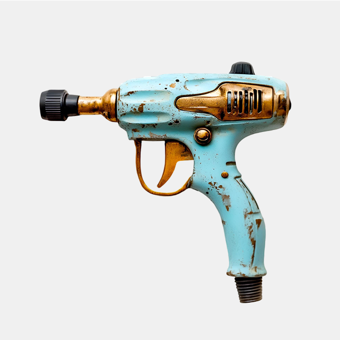 Vintage Blue Gold